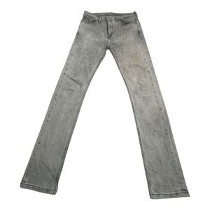 Levi Strauss & Co‎ 510 Mens Gray Acid Wash Slim Fit Jeans W34 L32